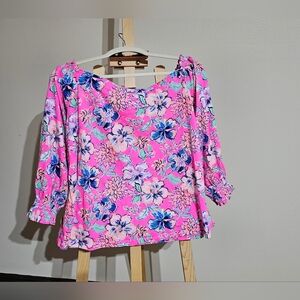 Lilly Pulitzer Off the Shoulder Top
